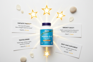 NOW Foods Vitamin D-3 відгуки покупців