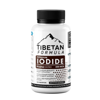 Йодіум Калія йодид 300 мкг  / Potassium Iodide 300 mcg 120 таблеток - Tibetan Formula